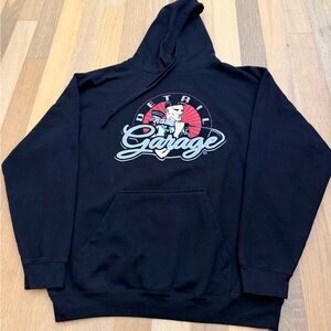 Graphic Detail Garage Black Hoodie